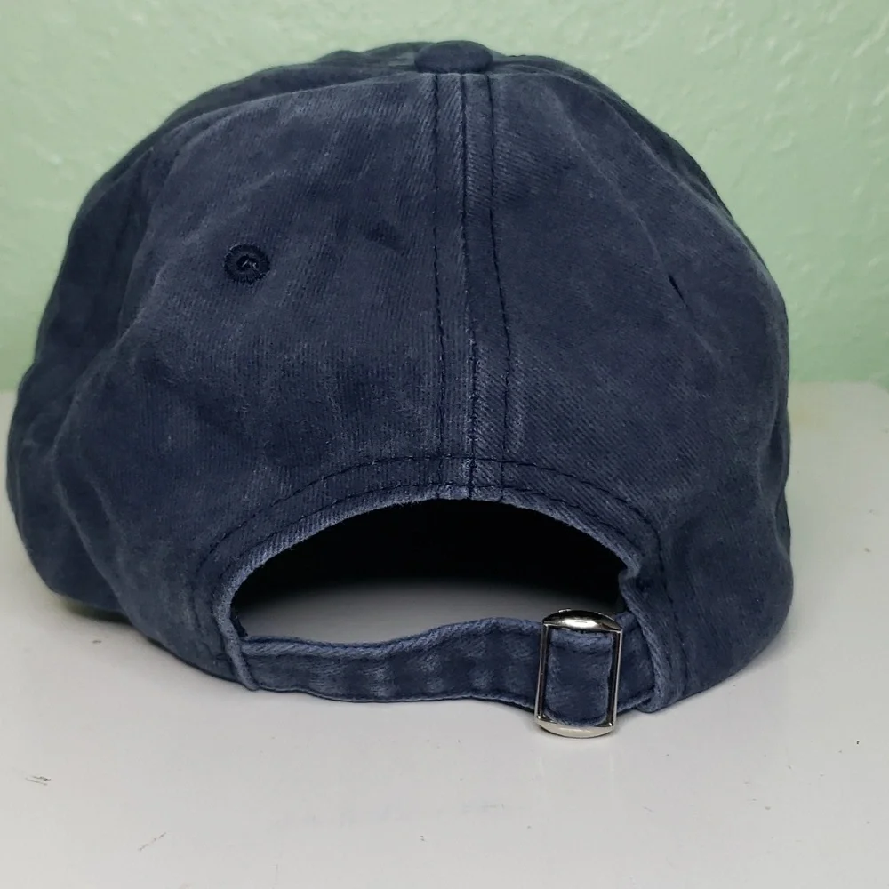 women's NORMAL ISN'T COMING BACK, JESUS IS blue soft ball cap